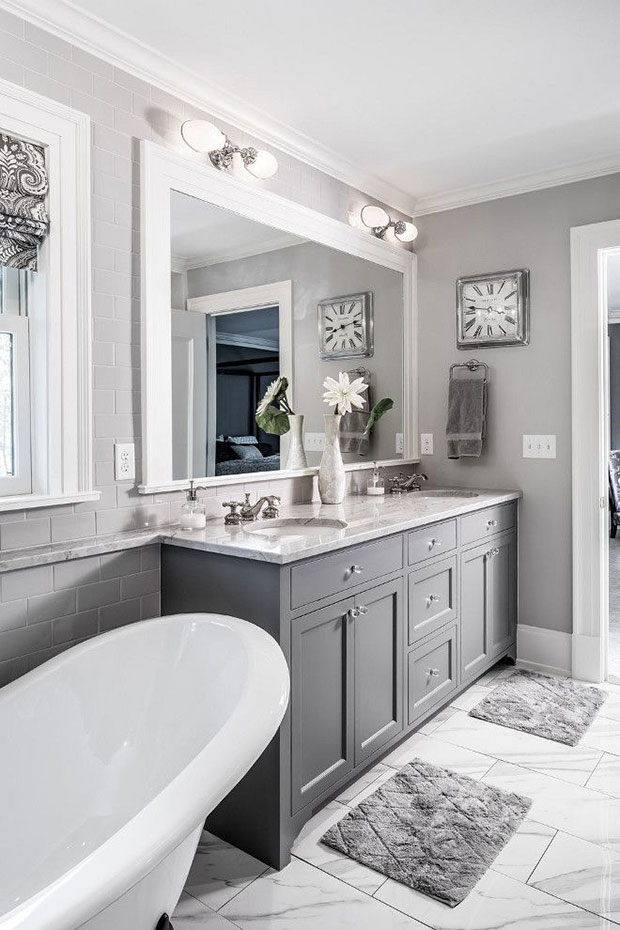 10 Stunning Gray Bathroom Cabinet Ideas to Elevate Your Décor